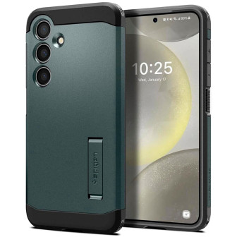 Spigen Spigen Tough Armor Case für Samsung Galaxy S24 – Schutz mit militärischem Fallteststandard – Abyss Green
