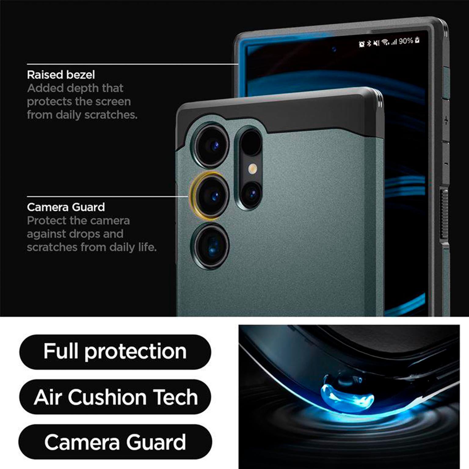 Spigen Tough Armor Case für Samsung Galaxy S24 Ultra – Schutz mit militärischem Fallteststandard – Weiteres Produktbild 8