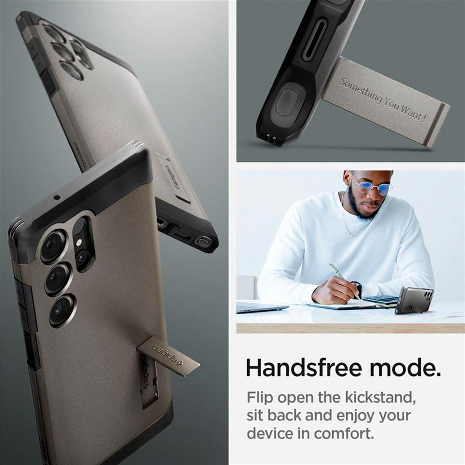 Spigen Tough Armor Case für Samsung Galaxy S24 Ultra – Schutz mit militärischem Fallteststandard – Weiteres Produktbild 7