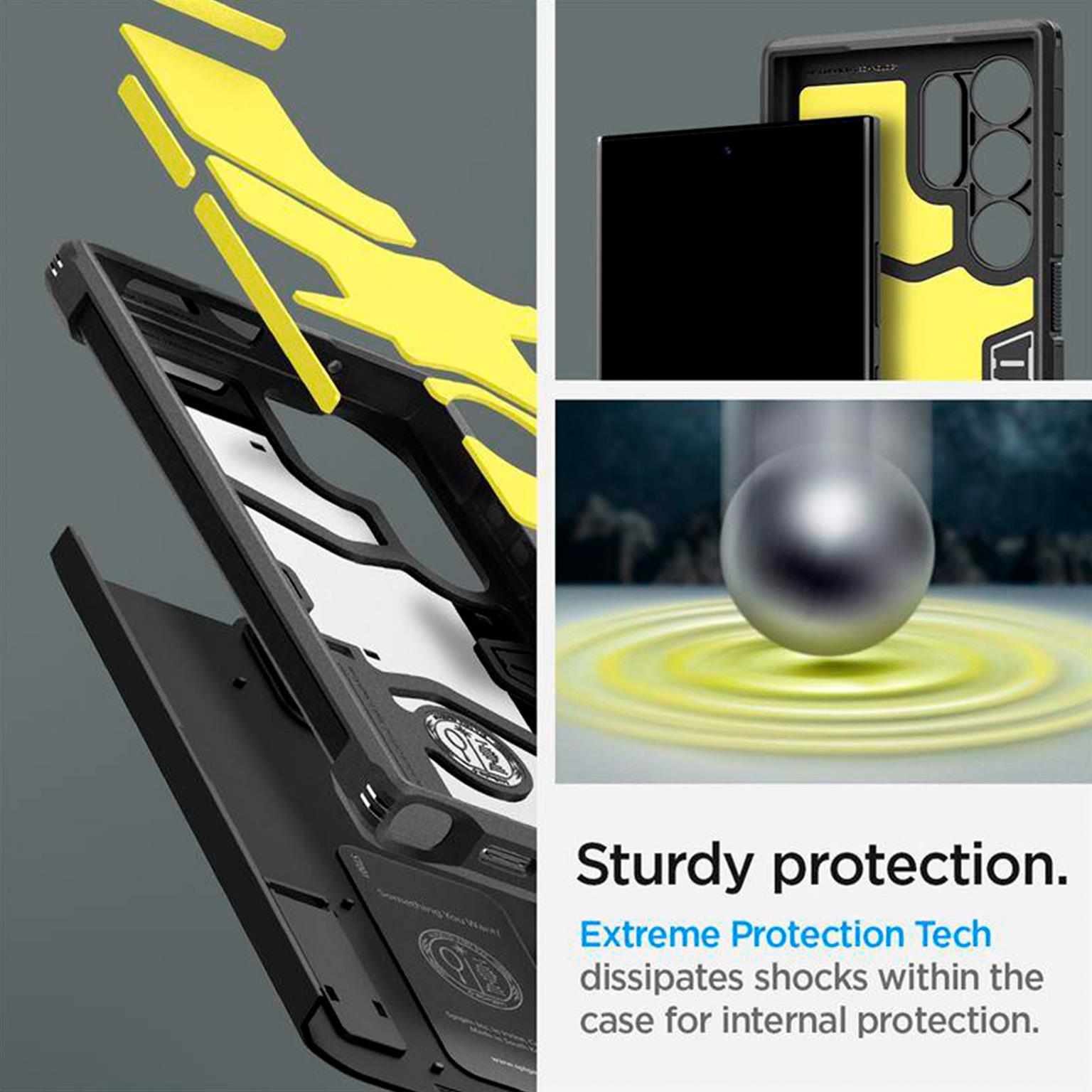 Spigen Tough Armor Case für Samsung Galaxy S24 Ultra – Schutz mit militärischem Fallteststandard – Weiteres Produktbild 6 Spigen Tough Armor Case für Samsung Galaxy S24 Ultra – Schutz mit militärischem Fallteststandard – Weiteres Produktbild 6