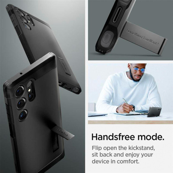 Spigen Tough Armor Case für Samsung Galaxy S24 Ultra – Schutz mit militärischem Fallteststandard – Weiteres Produktbild 7