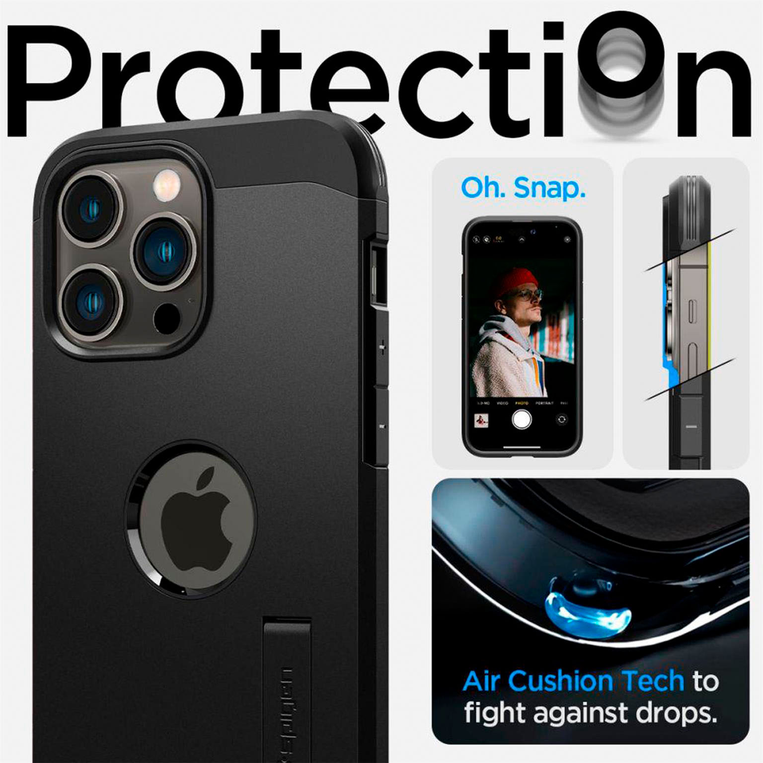 Spigen Tough Armor Case (MagFit) für iPhone 14 Pro Max – extremer Schutz mit MagSafe – Weiteres Produktbild 5 Spigen Tough Armor Case (MagFit) für iPhone 14 Pro Max – extremer Schutz mit MagSafe – Weiteres Produktbild 5