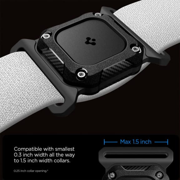 Spigen Tough Armor Pet Collar AirTag Hülle – AirTag Halter für Tierhalsband, AirTag Halterung für Haustiere – Weiteres Produktbild 2 Spigen Tough Armor Pet Collar AirTag Hülle – AirTag Halter für Tierhalsband, AirTag Halterung für Haustiere – Weiteres Produktbild 2