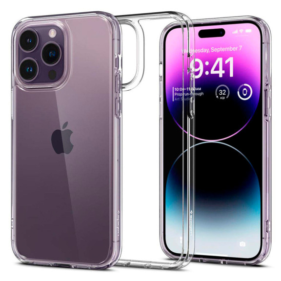 Spigen Ultra Hybrid Case für iPhone 14 Pro Max – schlankes Design mit transparenter Rückseite – Weiteres Produktbild 1