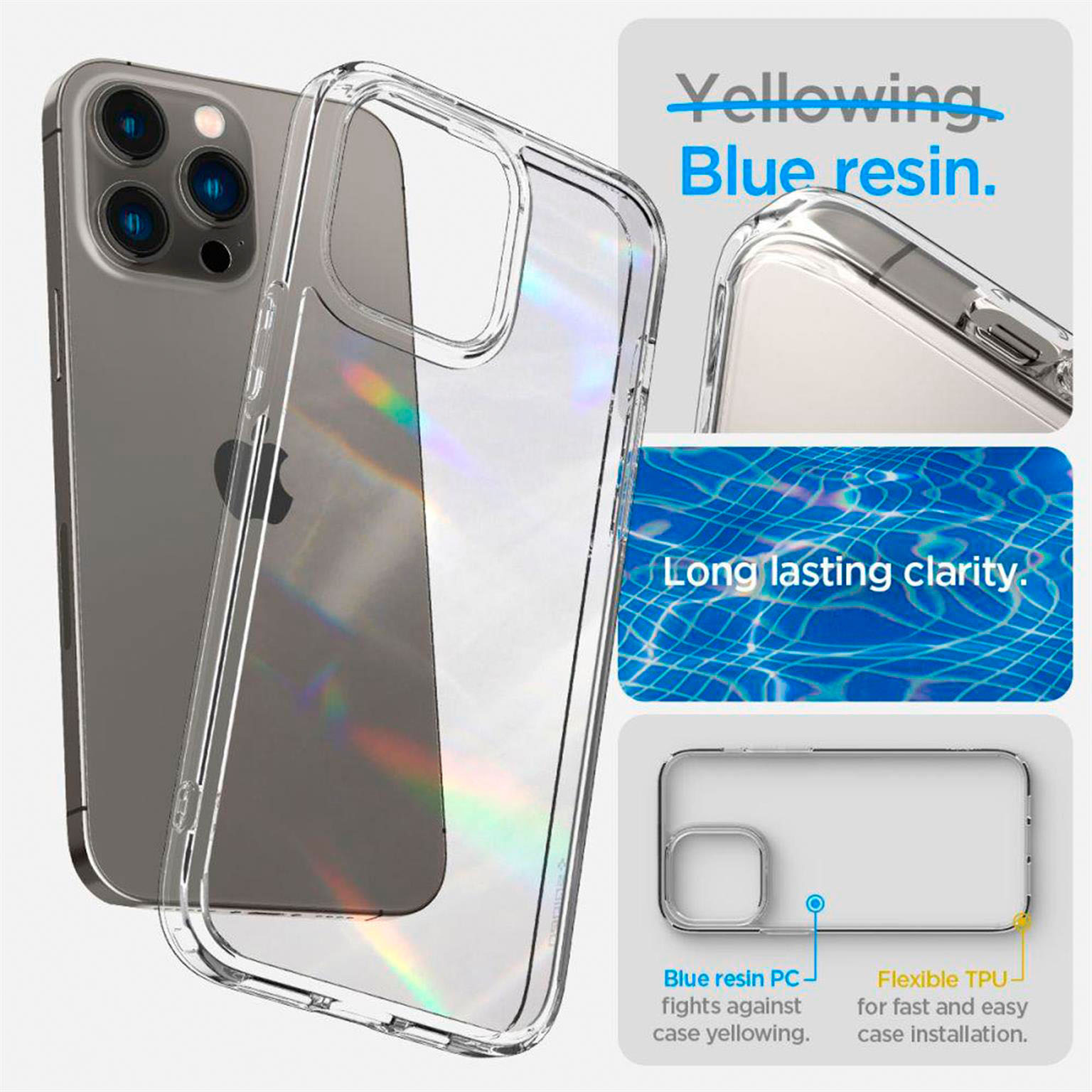 Spigen Ultra Hybrid Case für iPhone 14 Pro Max – schlankes Design mit transparenter Rückseite – Weiteres Produktbild 7 Spigen Ultra Hybrid Case für iPhone 14 Pro Max – schlankes Design mit transparenter Rückseite – Weiteres Produktbild 7