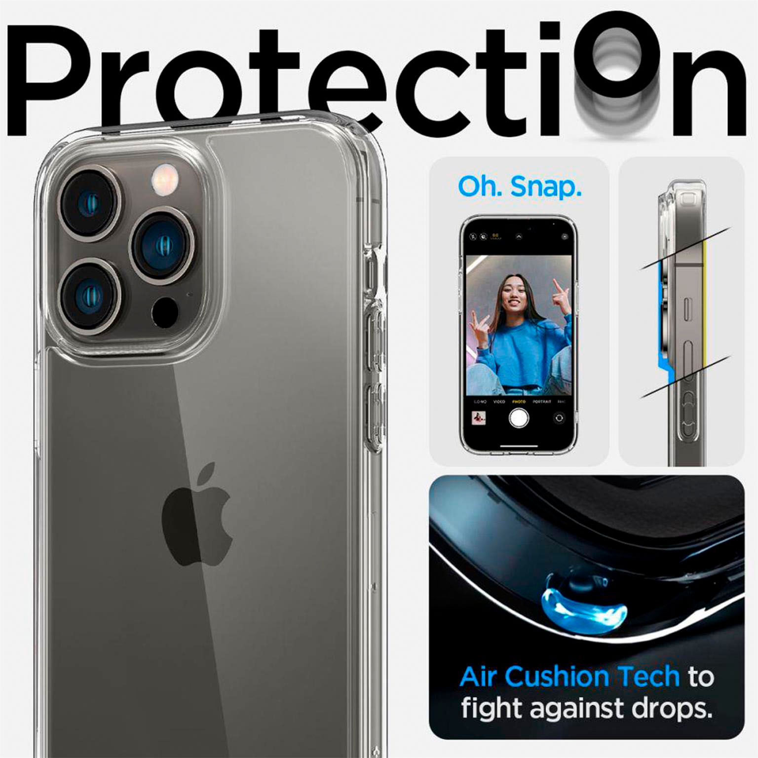 Spigen Ultra Hybrid Case für iPhone 14 Pro Max – schlankes Design mit transparenter Rückseite – Weiteres Produktbild 8 Spigen Ultra Hybrid Case für iPhone 14 Pro Max – schlankes Design mit transparenter Rückseite – Weiteres Produktbild 8