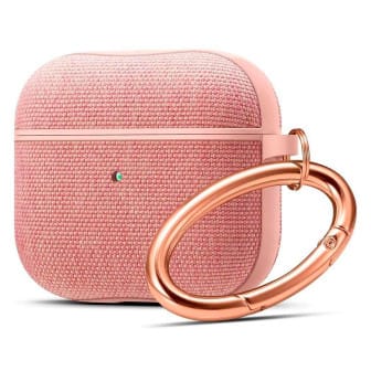 Spigen Urban Fit Case – Polycarbonathülle True-Wireless Kopfhörer, kabelloses Laden, Schlüsselanhänger – Roségold Spigen Urban Fit Case – Polycarbonathülle True-Wireless Kopfhörer, kabelloses Laden, Schlüsselanhänger – Roségold
