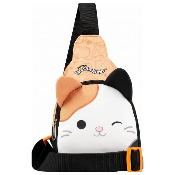 Squishmallows Cam Umhängetasche – Sling Bag Mädchen Schultertasche mit Cam Katze Design – Weiteres Produktbild 1 Squishmallows Cam Umhängetasche – Sling Bag Mädchen Schultertasche mit Cam Katze Design – Weiteres Produktbild 1