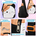 Squishmallows Cam Umhängetasche – Sling Bag Mädchen Schultertasche mit Cam Katze Design – Produktbild 3