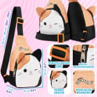 Squishmallows Cam Umhängetasche – Sling Bag Mädchen Schultertasche mit Cam Katze Design – Produktbild 5