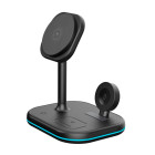 Tech-Protect 3in1 induktives Ladegerät mit Ständer – MagSafe Ladestation Wireless Charger für mehrere Geräte – Produktbild 1