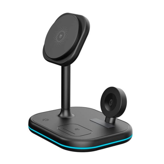 Tech-Protect 3in1 induktives Ladegerät mit Ständer – MagSafe Ladestation Wireless Charger für mehrere Geräte – Weiteres Produktbild 1 Tech-Protect 3in1 induktives Ladegerät mit Ständer – MagSafe Ladestation Wireless Charger für mehrere Geräte – Weiteres Produktbild 1