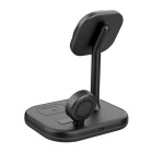 Tech-Protect 3in1 induktives Ladegerät mit Ständer – MagSafe Ladestation Wireless Charger für mehrere Geräte – Produktbild 2