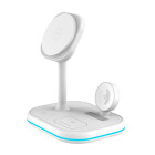 Tech-Protect 3in1 induktives Ladegerät mit Ständer – MagSafe Ladestation Wireless Charger für mehrere Geräte – Produktbild 1
