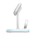 Tech-Protect 3in1 induktives Ladegerät mit Ständer – MagSafe Ladestation Wireless Charger für mehrere Geräte – Produktbild 3