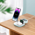 Tech-Protect 3in1 induktives Ladegerät mit Ständer – MagSafe Ladestation Wireless Charger für mehrere Geräte – Produktbild 5