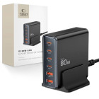 Tech-Protect 6-Port PD80W QC3.0 Ladestation – Multi USB Charger für gleichzeitiges Laden mehrerer Geräte  – Produktbild 5