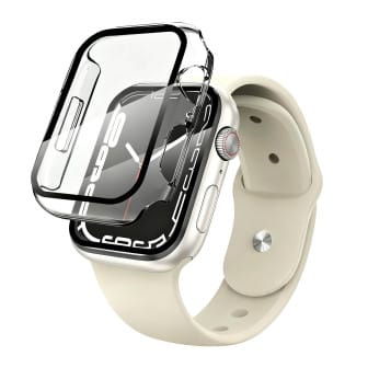Tech-Protect Tech-Protect Defense360 Hülle – Smartwatch-Hülle mit Schutzglas, PC Case, Vollschutz, 360°-Schutz – Transparent