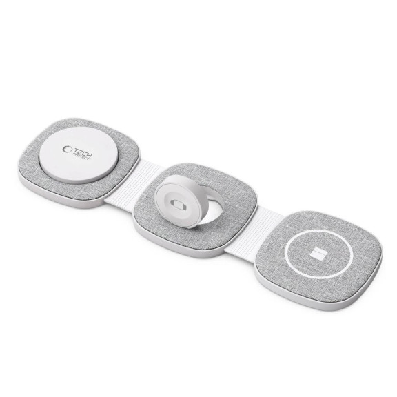Tech-Protect 3in1 Wireless Charger faltbar – induktives MagSafe Ladegerät für Smartphone und Zubehör – Weiteres Produktbild 1