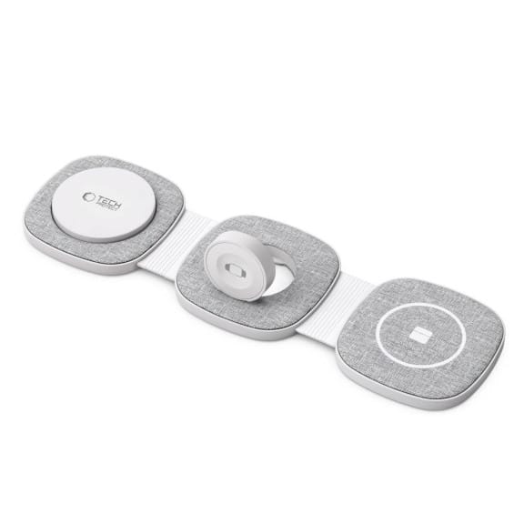 Tech-Protect 3in1 Wireless Charger faltbar – induktives MagSafe Ladegerät für Smartphone und Zubehör – Weiteres Produktbild 1 Tech-Protect 3in1 Wireless Charger faltbar – induktives MagSafe Ladegerät für Smartphone und Zubehör – Weiteres Produktbild 1