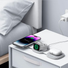 Tech-Protect 3in1 Wireless Charger faltbar – induktives MagSafe Ladegerät für Smartphone und Zubehör – Produktbild 3