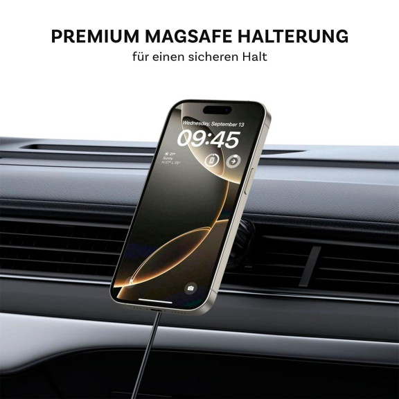 Tech-Protect MM15W – Kabellose Ladehalterung Auto MagSafe Handyhalterung Auto mit 15W Wireless Charging  – Weiteres Produktbild 2