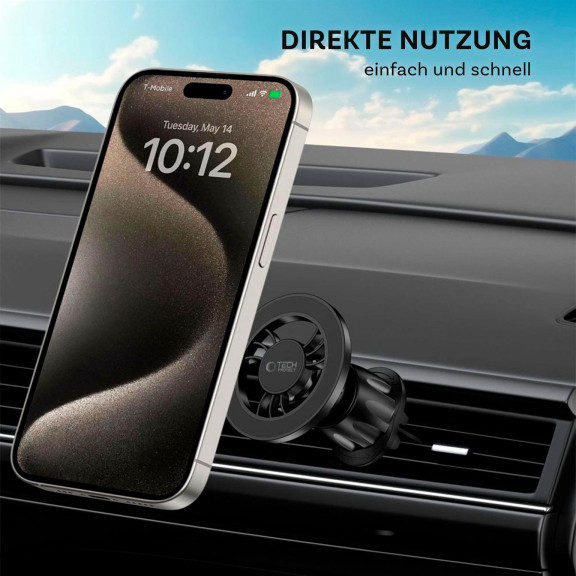 Tech-Protect N56 Magnetische MagSafe Autohalterung – Auto Handyhalterung CD-Schlitz oder Lüftungsgitter – Weiteres Produktbild 2 Tech-Protect N56 Magnetische MagSafe Autohalterung – Auto Handyhalterung CD-Schlitz oder Lüftungsgitter – Weiteres Produktbild 2