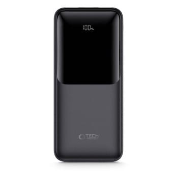 Tech-Protect Powerbank PB01 – 22.5W, mehrere USB Ports, LED – für Smartphones und andere Geräte – 10.000 mAh – Schwarz Tech-Protect Powerbank PB01 – 22.5W, mehrere USB Ports, LED – für Smartphones und andere Geräte – 10.000 mAh – Schwarz