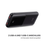 Tech-Protect Powerbank PB01 – 22.5W,  mehrere USB Ports, LED – für Smartphones und andere Geräte – 10.000 mAh – Produktbild 3