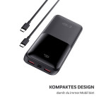 Tech-Protect Powerbank PB02 – 22.5W,  mehrere USB Ports, LED – für Smartphones und andere Geräte – 20.000 mAh – Produktbild 3