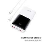 Tech-Protect Powerbank PB02 – 22.5W,  mehrere USB Ports, LED – für Smartphones und andere Geräte – 20.000 mAh – Produktbild 3