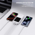 Tech-Protect Powerbank PB02 – 22.5W,  mehrere USB Ports, LED – für Smartphones und andere Geräte – 20.000 mAh – Produktbild 4