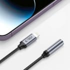 Tech-Protect Lightning Adapter – für iPhone 5 - 14 und iPad Modelle – UltraBoost-Serie, Lightning und 3,5 mm Klinke – Weiteres Produktbild 3