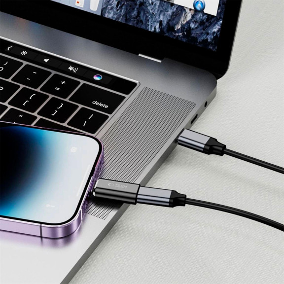 Tech-Protect UltraBoost Lightning auf USB-C Adapter – USB-C zu Lightning Konverter für iPhone und USB-C Geräte – Weiteres Produktbild 2