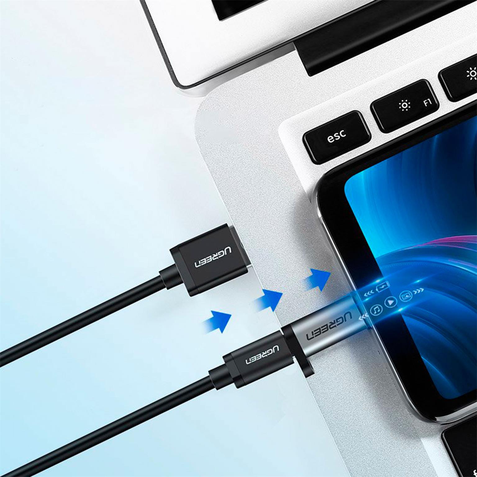 Ugreen USB-C MicroUSB Stecker – USB-C zu MicroUSB Kabel, USB-C zu MicroUSB Kabel für Tablets – Weiteres Produktbild 5