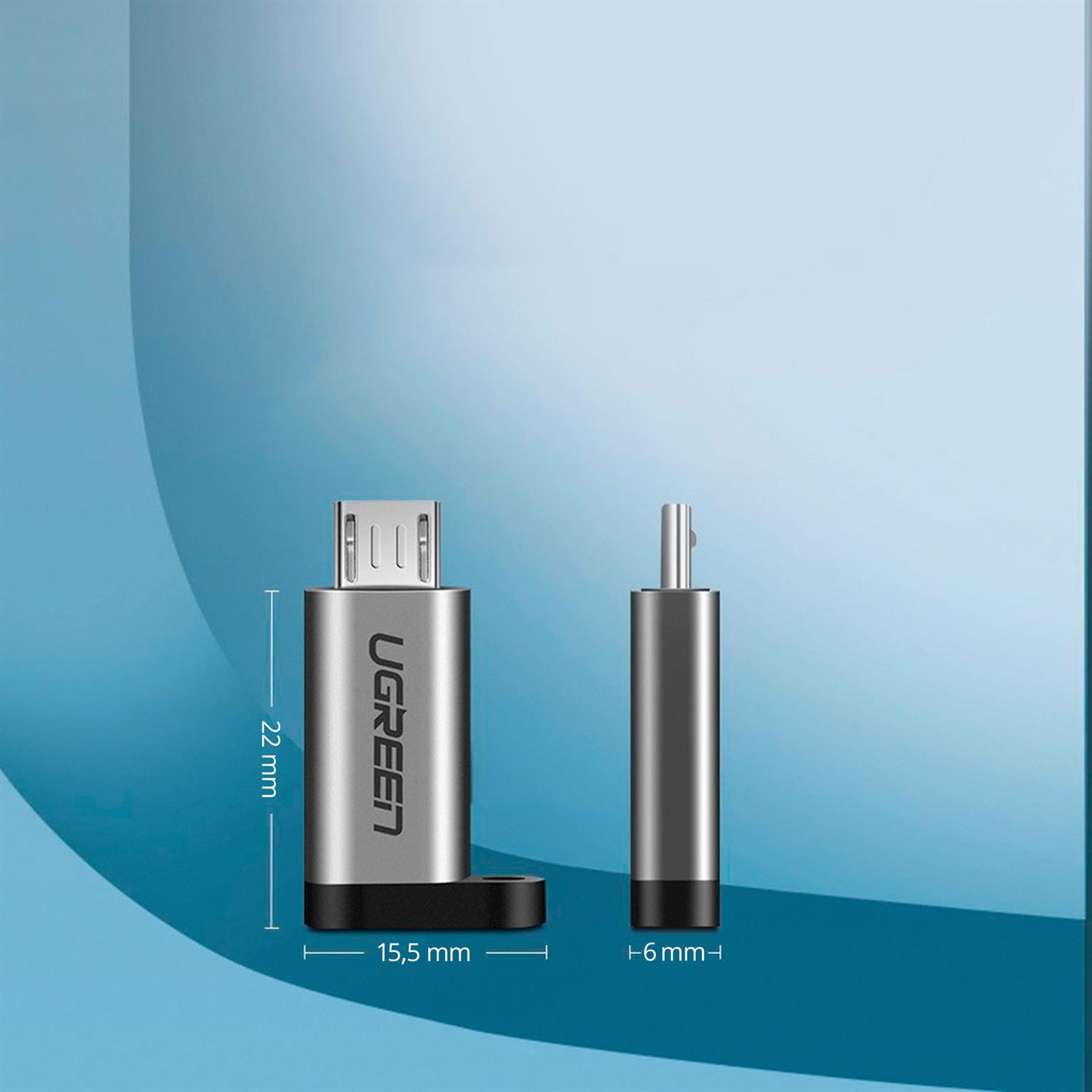 Ugreen USB-C MicroUSB Stecker – USB-C zu MicroUSB Kabel, USB-C zu MicroUSB Kabel für Tablets – Weiteres Produktbild 6