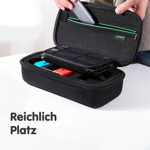 Ugreen Case für Nintendo Switch – Wasserdichte Tasche, Transporttasche aus EVA- und Oxford-Material, Schutzhülle für Reisen – Weiteres Produktbild 6 Ugreen Case für Nintendo Switch – Wasserdichte Tasche, Transporttasche aus EVA- und Oxford-Material, Schutzhülle für Reisen – Weiteres Produktbild 6