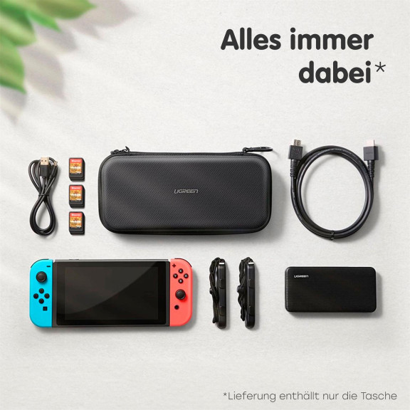Ugreen Case für Nintendo Switch Lite OLED – Hartschalen-Tasche für Nintendo Switch mit Zubehörfach – Weiteres Produktbild 7