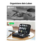 Ugreen Elektronik-Reisetasche – Großräumige Zubehörtasche für Kabel und diverse Geräte – Zweischichtig – Weiteres Produktbild 5