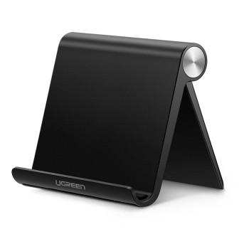 Ugreen Faltbarer Telefonhalter – Tisch-Handyhalter, Tischhalter für Smartphones und Tablets – Schwarz