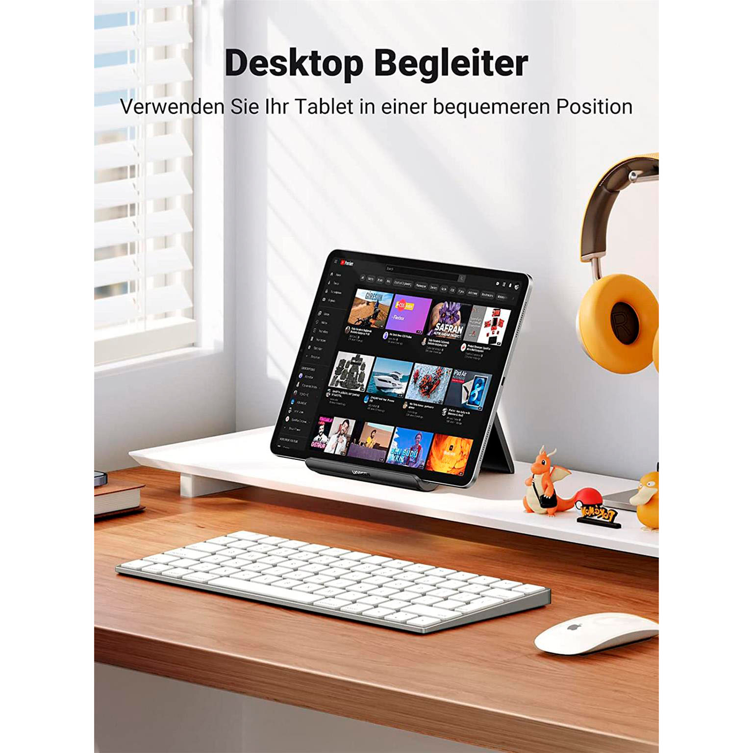 Ugreen Faltbarer Telefonhalter – Tisch-Handyhalter, Tischhalter für Smartphones und Tablets – Weiteres Produktbild 2