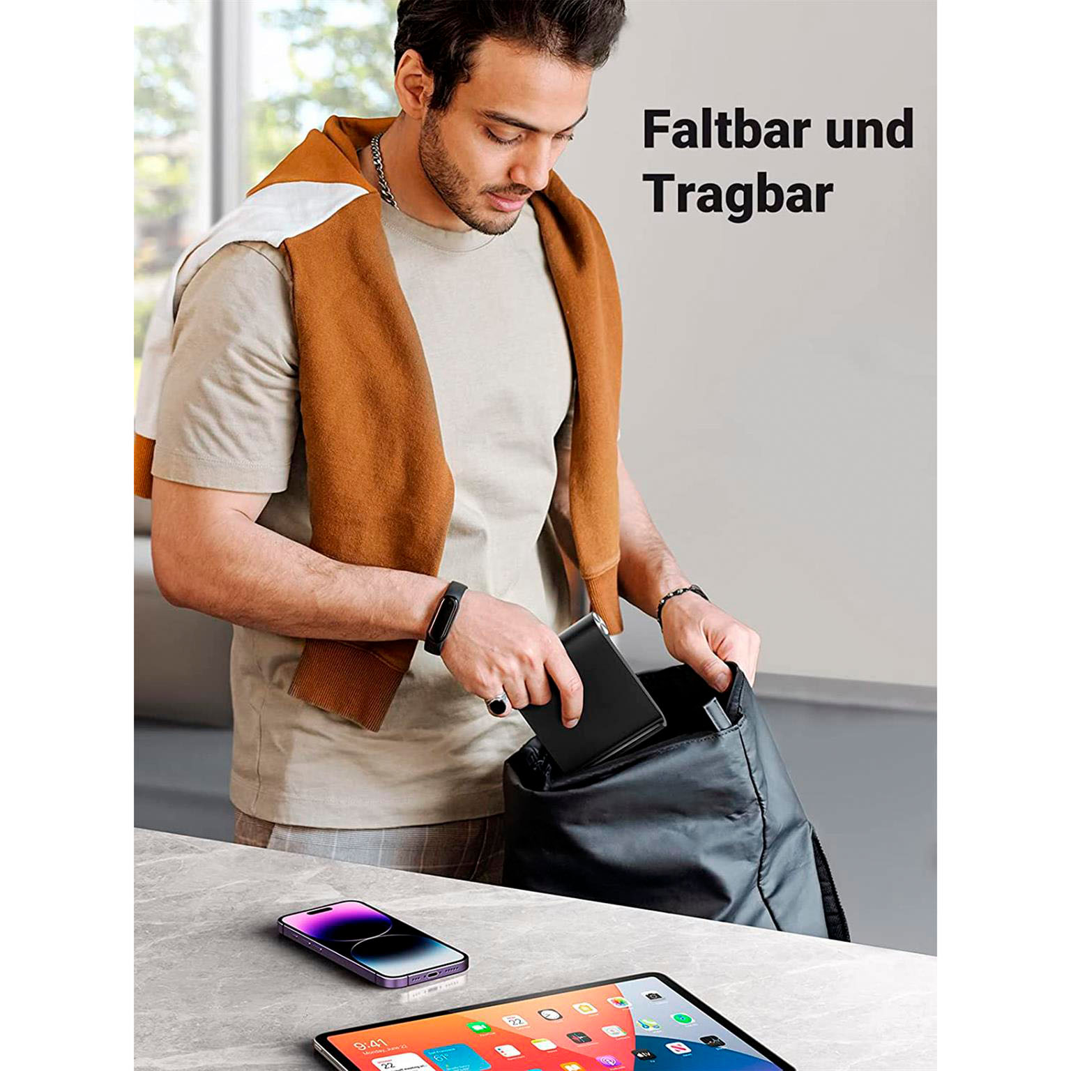 Ugreen Faltbarer Telefonhalter – Tisch-Handyhalter, Tischhalter für Smartphones und Tablets – Weiteres Produktbild 4
