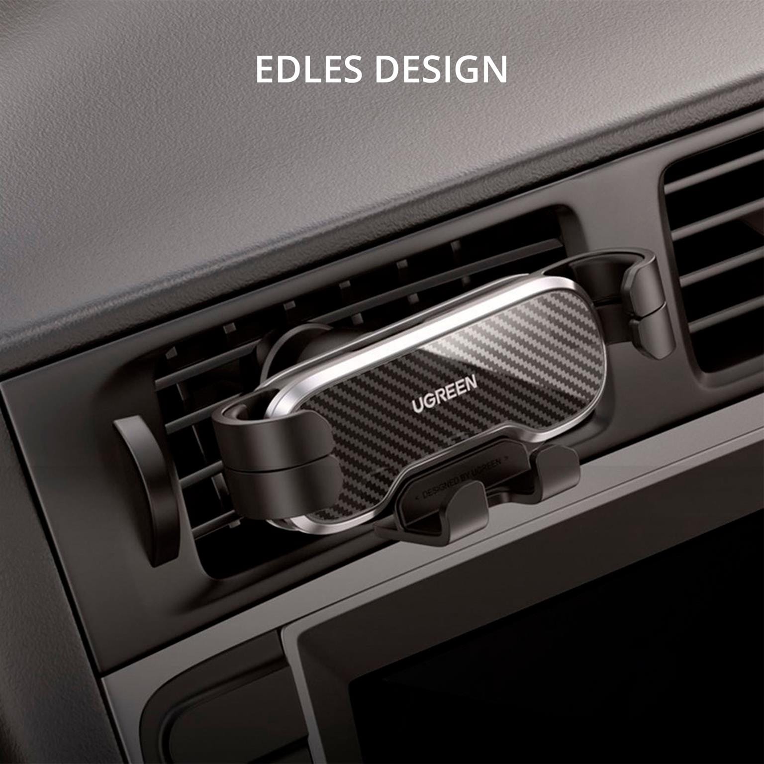 Ugreen Gravity Auto-Telefonhalter – Smartphone Halterung für Auto Lüftungsgitter, stabil und sicher, dreieckiges Design – Weiteres Produktbild 3 Ugreen Gravity Auto-Telefonhalter – Smartphone Halterung für Auto Lüftungsgitter, stabil und sicher, dreieckiges Design – Weiteres Produktbild 3