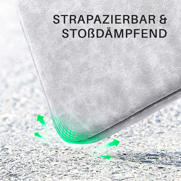 Ugreen Laptop-Tasche – spritzwassergeschützte Laptop-Schutzhülle, PU-Leder, LP187-Serie, 13 bis 13,9 Zoll – Weiteres Produktbild 2