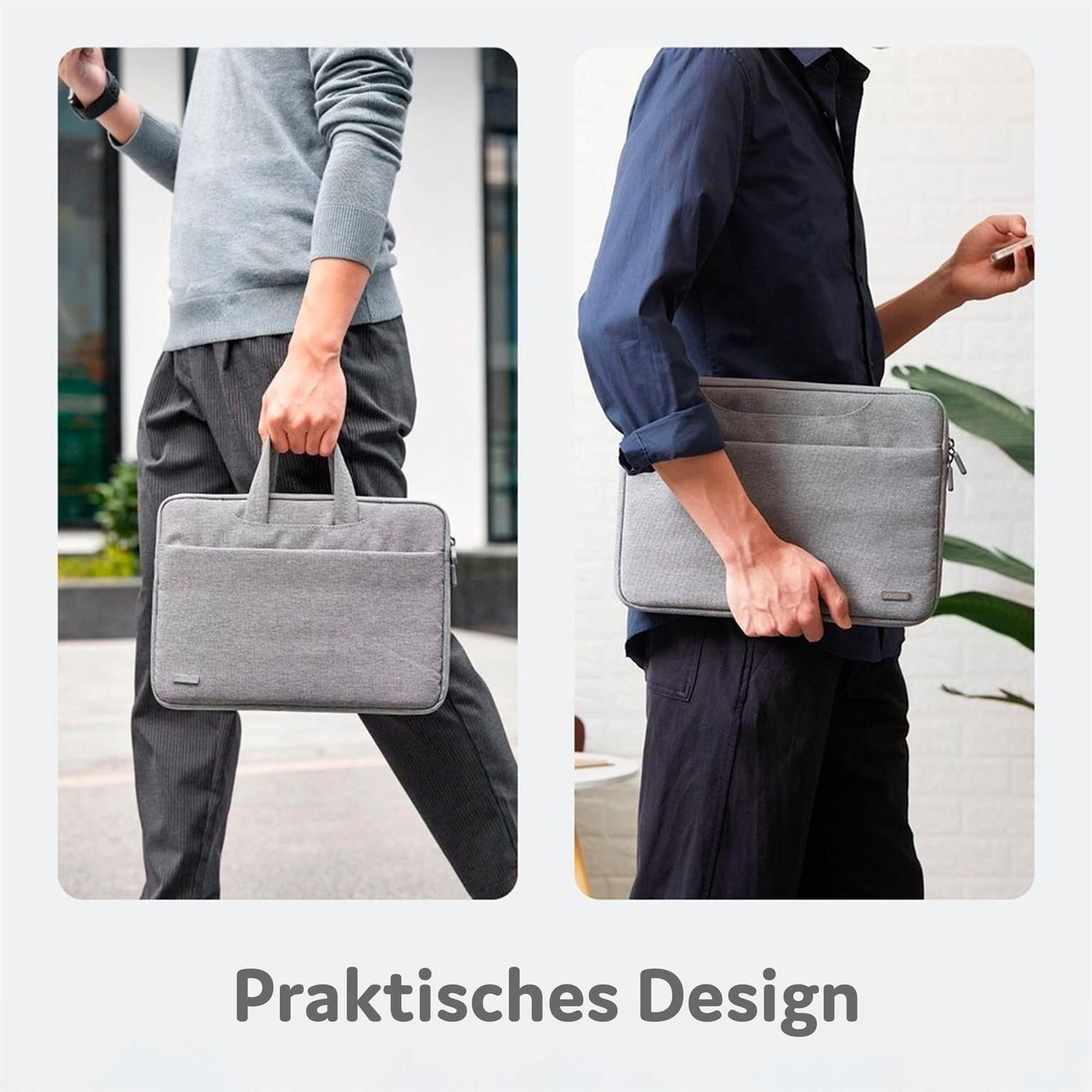 Laptop-Tragetasche LP473 – Laptop-Tragetasche 13 Zoll, kratzfeste, spritzwassergeschützte Laptop-Tasche – Weiteres Produktbild 2 Laptop-Tragetasche LP473 – Laptop-Tragetasche 13 Zoll, kratzfeste, spritzwassergeschützte Laptop-Tasche – Weiteres Produktbild 2