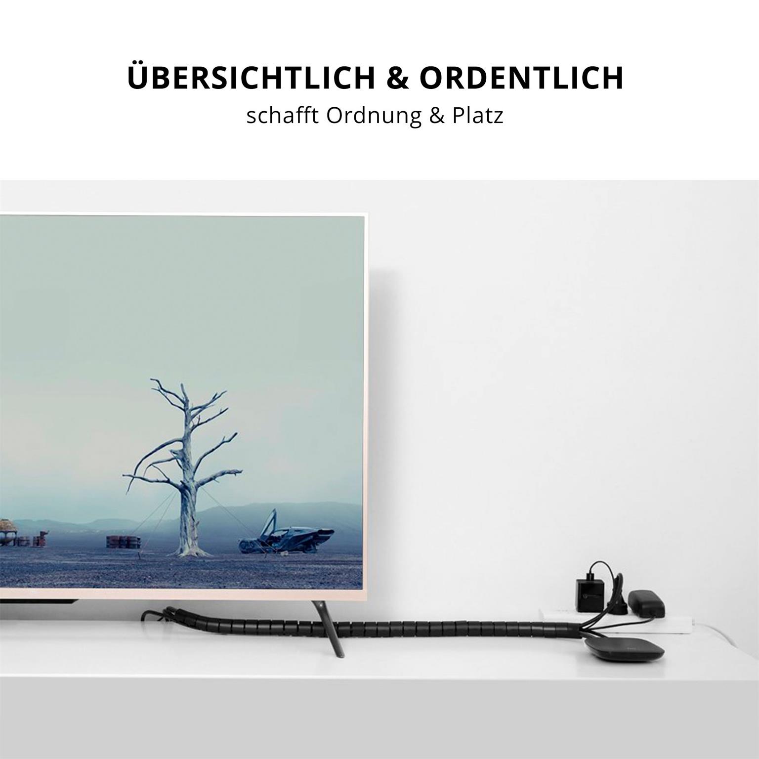 Ugreen Mask Kabelabdeckung – Organizer für Kabelordnung, Kabelversteck, Kabelschutz für Zuhause – Weiteres Produktbild 2
