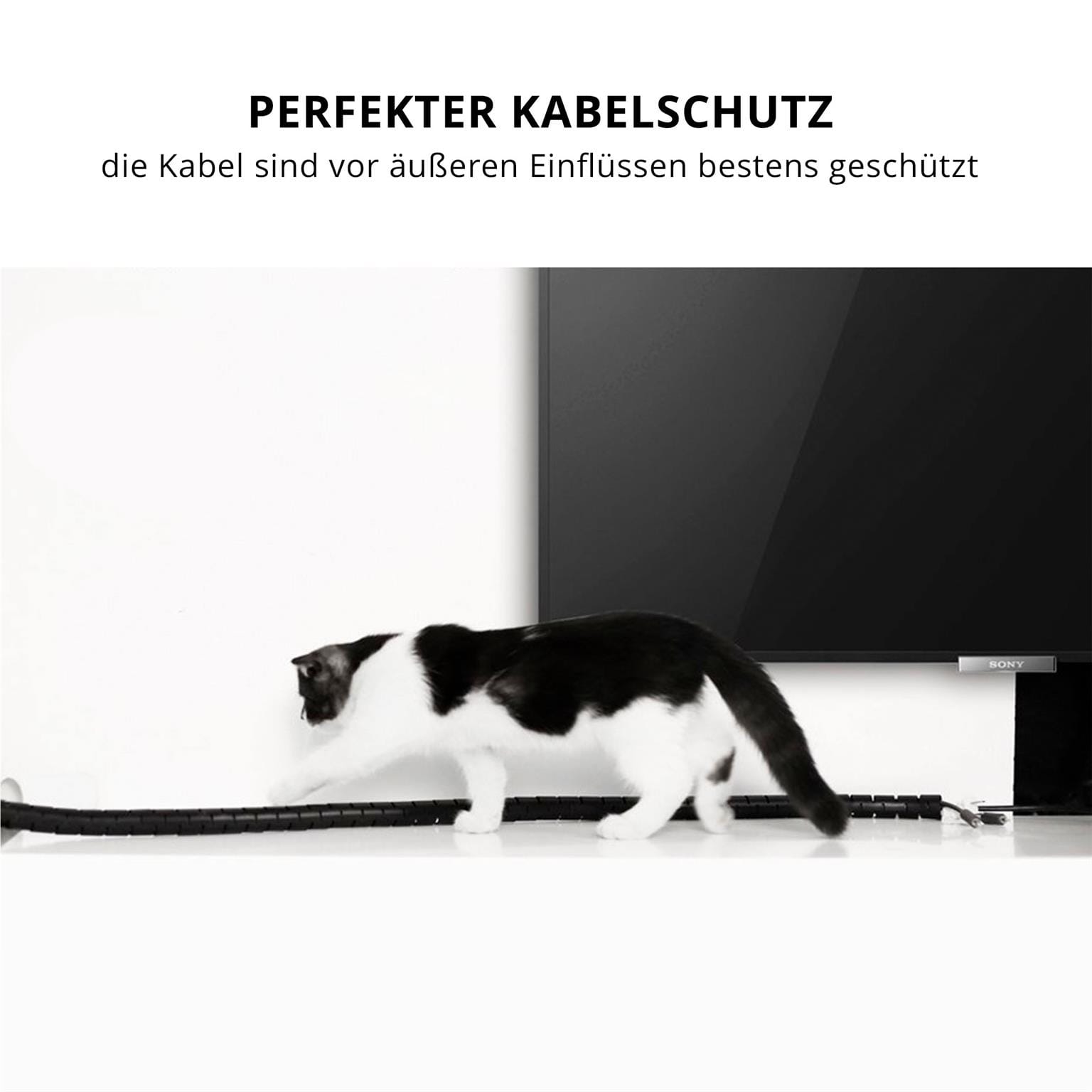 Ugreen Mask Kabelabdeckung – Organizer für Kabelordnung, Kabelversteck, Kabelschutz für Zuhause – Weiteres Produktbild 5 Ugreen Mask Kabelabdeckung – Organizer für Kabelordnung, Kabelversteck, Kabelschutz für Zuhause – Weiteres Produktbild 5