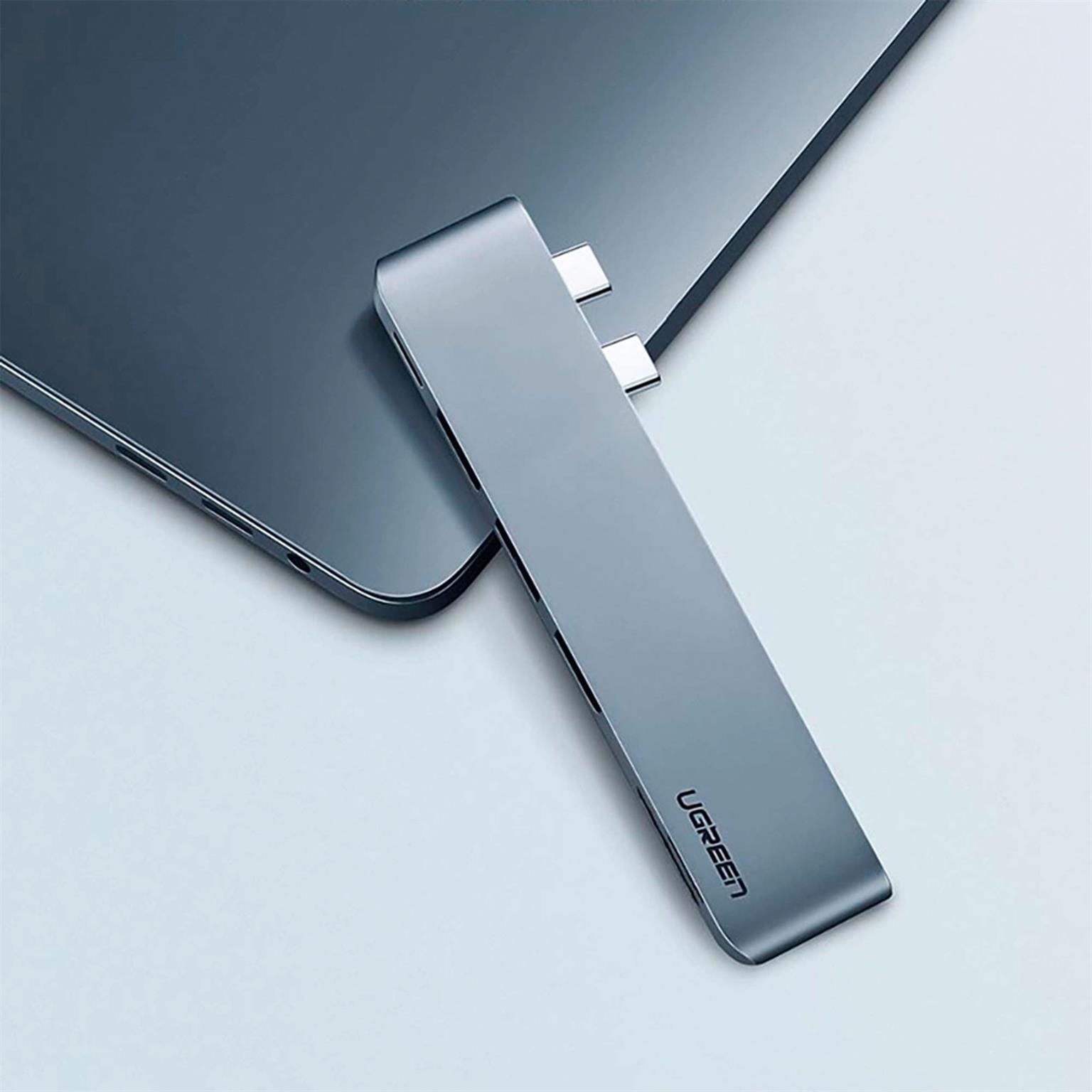 UGREEN USB C Naar HDMI Kabel 4K 60Hz – 2 Meter Nylon, Ideaal Voor Laptop, Telefoon En Tablet Met DisplayPort Alt Mode