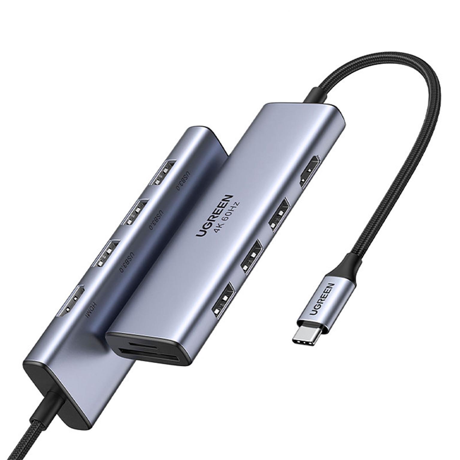 Ugreen Multifunktions-USB-Hub – USB-C für Smartphones und andere Geräte, HDMI, Kartenleser, USB-A – Weiteres Produktbild 5