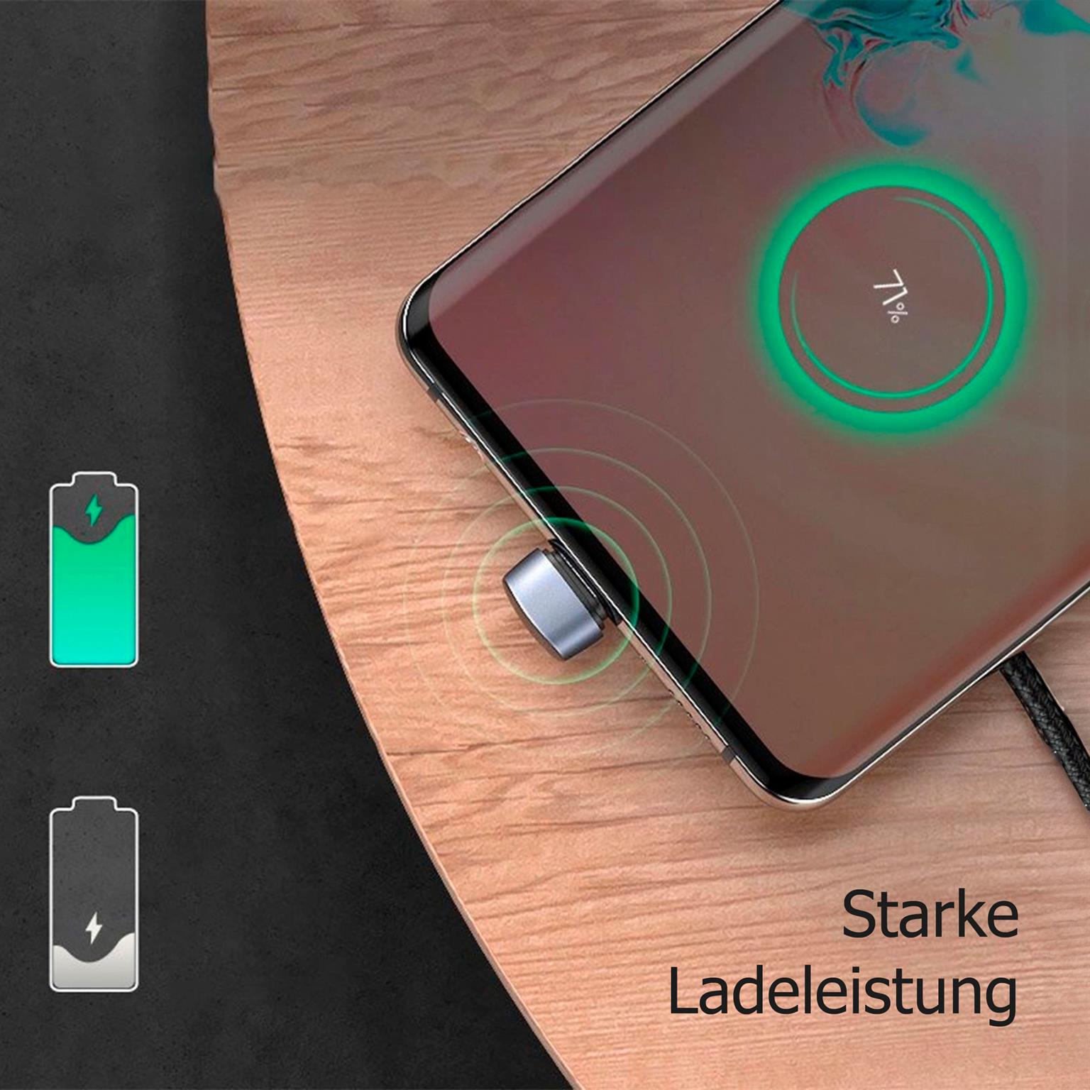Ugreen Ladekabel – USB-A auf USB-C für Smartphones und anderes, 180 Grad Winkel einseitig, 18W, 1 m – Weiteres Produktbild 2